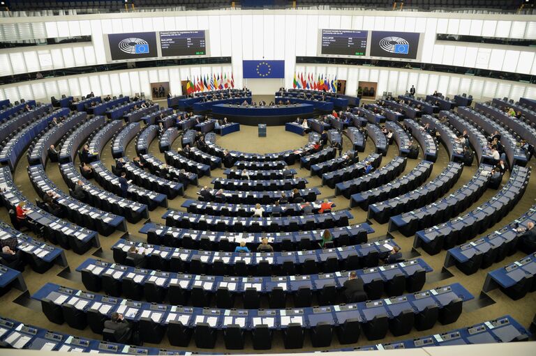 Пленарная сессия Европейского парламента в Страсбурге