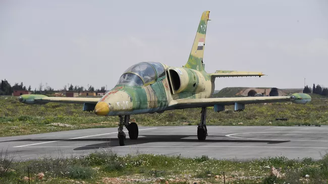 Учебно-боевой самолет Аэро L-39 Альбатрос сирийских военно-воздушных сил