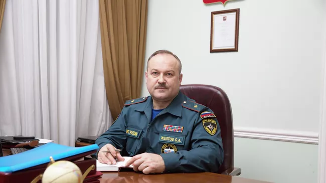 Начальник ГУМЧС России по Москве генерал-майор внутренней службы Сергей Желтов