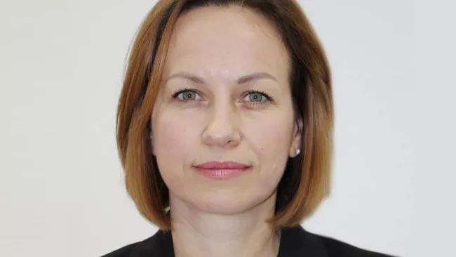 Министр социальной политики Украины Марина Лазебная