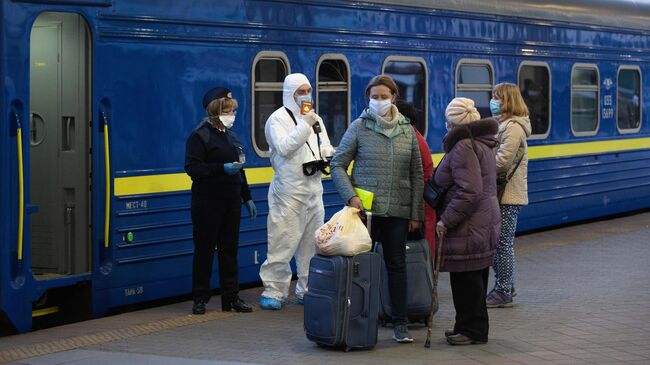 Спецпоезд отправился из Киева в Москву в связи с коронавирусом