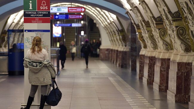 Пассажир петербургского метрополитена