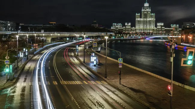 Москва во время режима самоизоляции жителей