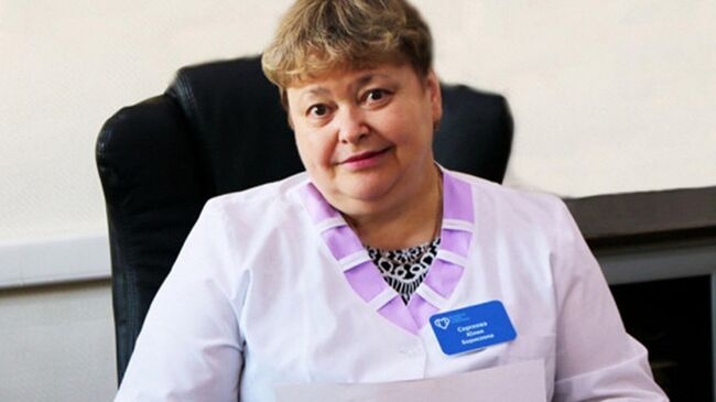 Главный врач городской поликлиники № 180 Юлия Сергеева