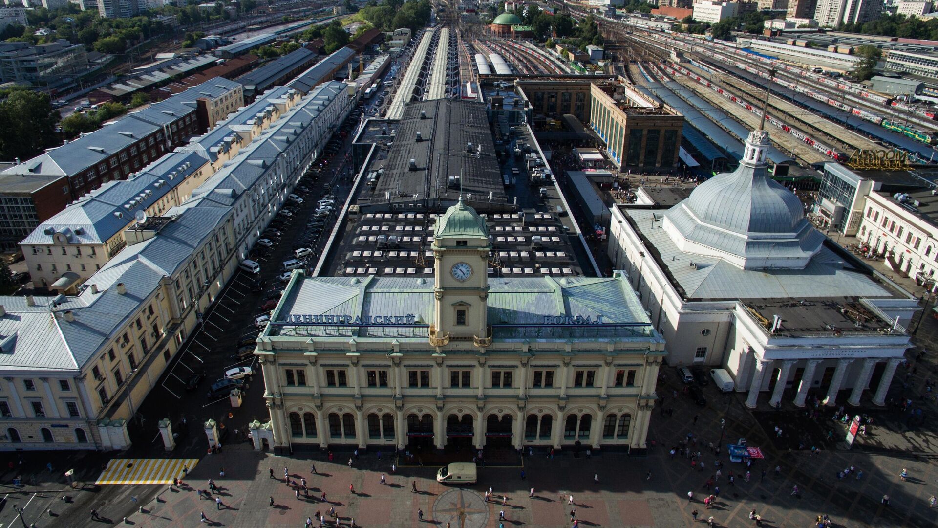 Ленинградский вокзал в Москве. Архивное фото - РИА Новости, 1920, 31.07.2024