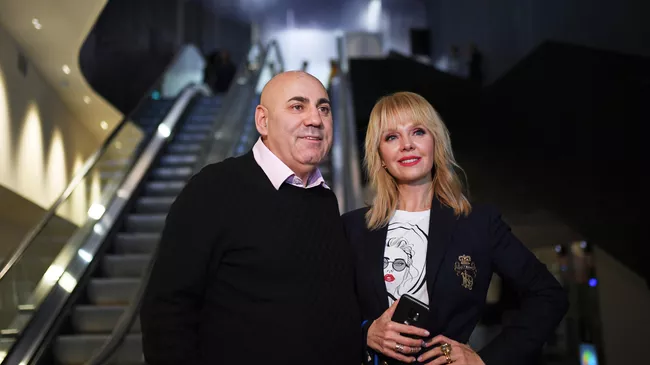 Продюсер Иосиф Пригожин и певица Валерия