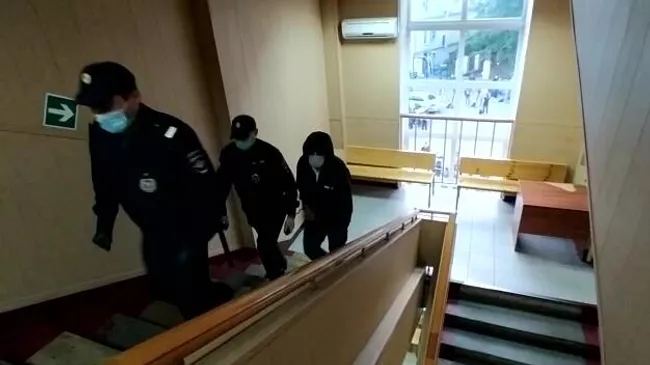 Актёр Михаил Ефремов доставлен на заседание в Таганский суд Москвы