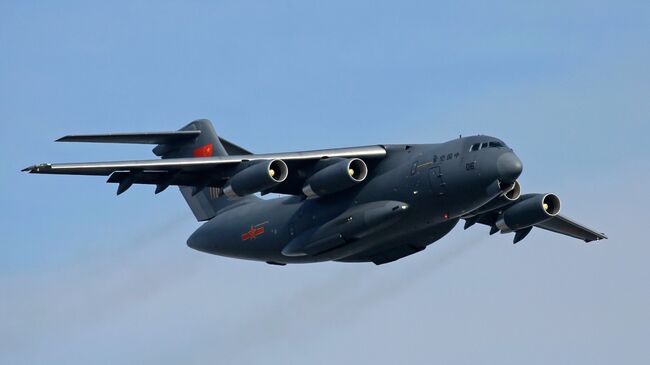 Самолет ВВС КНР Xian Y-20 на международной авиационно-космической выставке в Чжухае