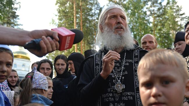 Схиигумен Сергий в Среднеуральском женском монастыре в Свердловской области