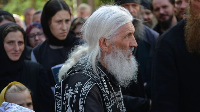 Схиигумен Сергий в Среднеуральском женском монастыре в Свердловской области