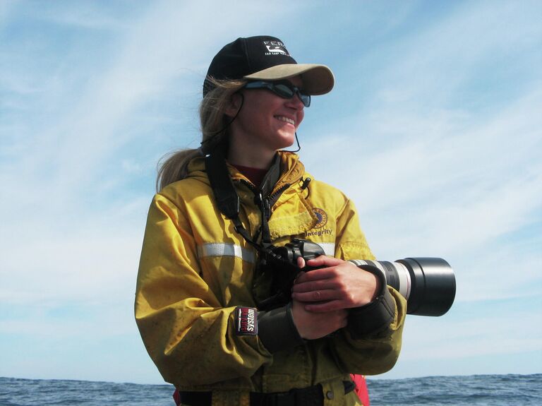 Татьяна Ивкович, биолог, участник проекта по исследованию косаток FEROP