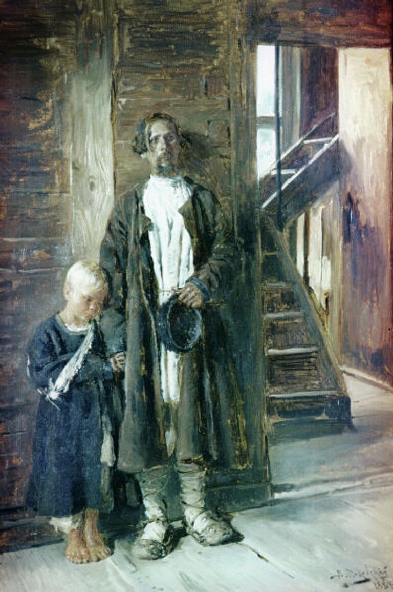 Репродукция картины Маковского За лекарством