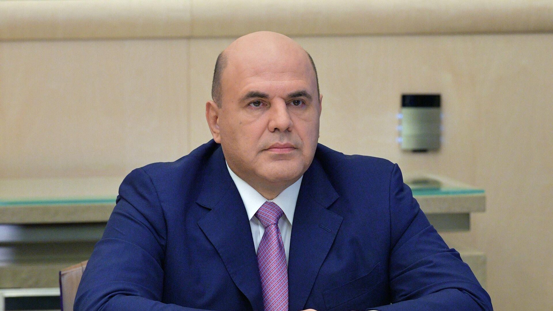 Председатель правительства РФ Михаил Мишустин проводит совещание с вице-премьерами РФ в режиме видеоконференции - РИА Новости, 1920, 22.07.2020