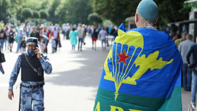 Празднование 90-й годовщины со дня образования Воздушно-десантных войск в Москве