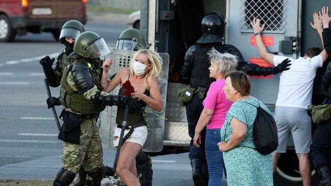 Акция протеста в Минске