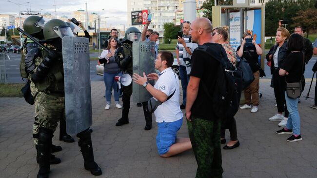 Акция протеста в Минске