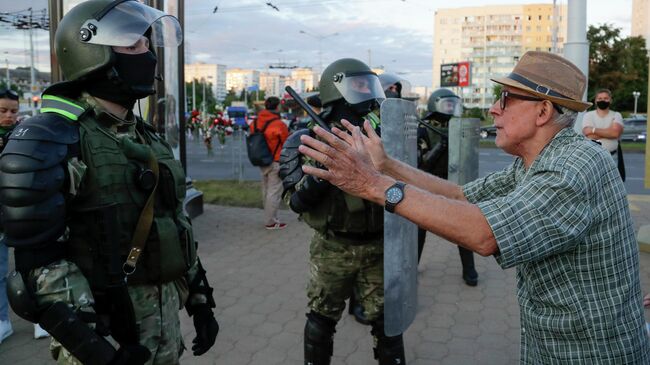 Акция протеста в Минске