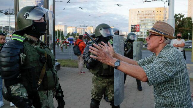 Акция протеста в Минске