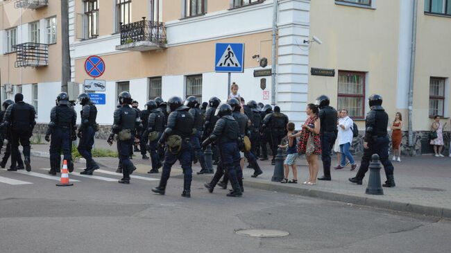 Акция протеста в Бресте