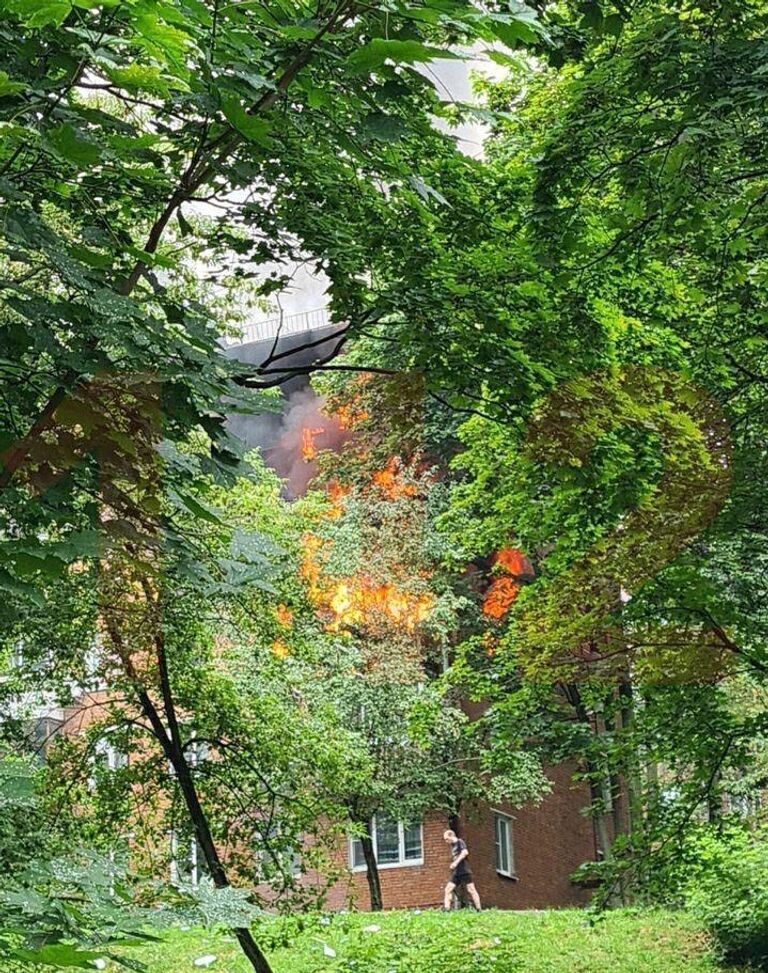 Взрыв в жилом доме в Москве