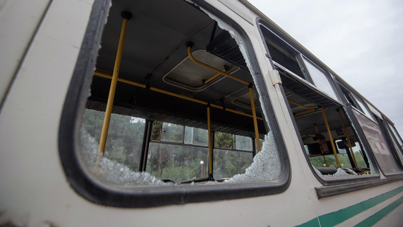 Автобус в городе Мартуни непризнанной Нагорно-Карабахской Республики - РИА Новости, 1920, 28.09.2020