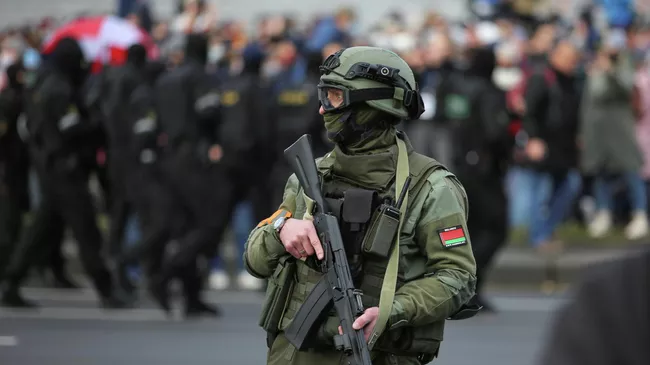 Акция протеста в Минске
