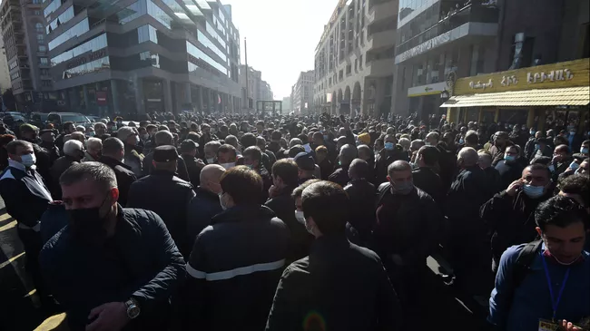Акция протеста в Ереване