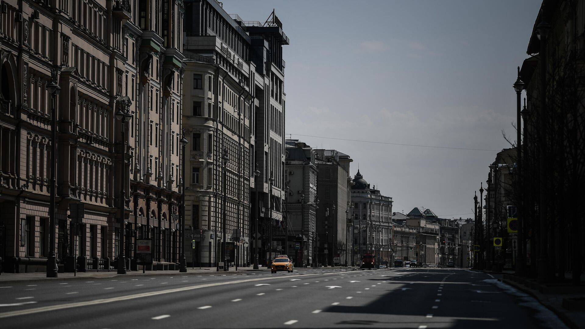 Тверская улица в Москве - РИА Новости, 1920, 19.11.2020