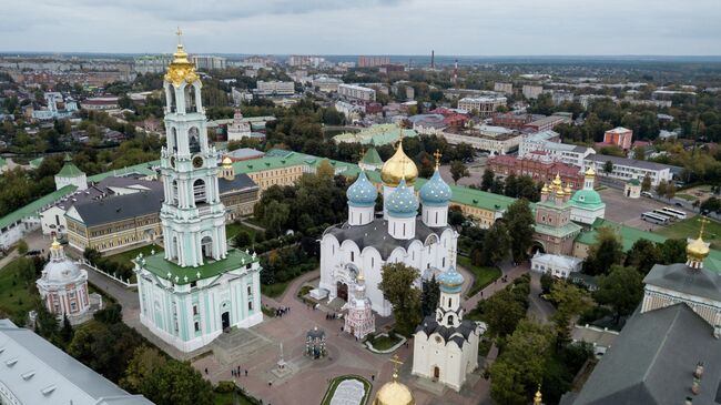 Троице-Сергиева лавра в городе Сергиев Посад Московской области