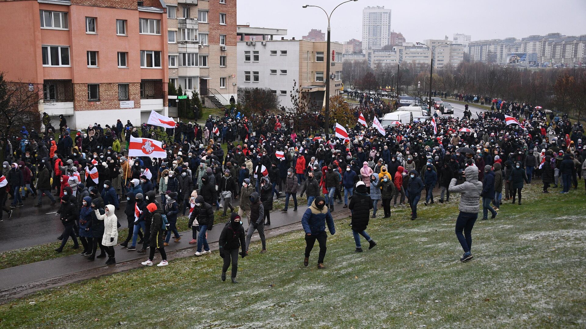 Акция протеста в Минске - РИА Новости, 1920, 29.11.2020