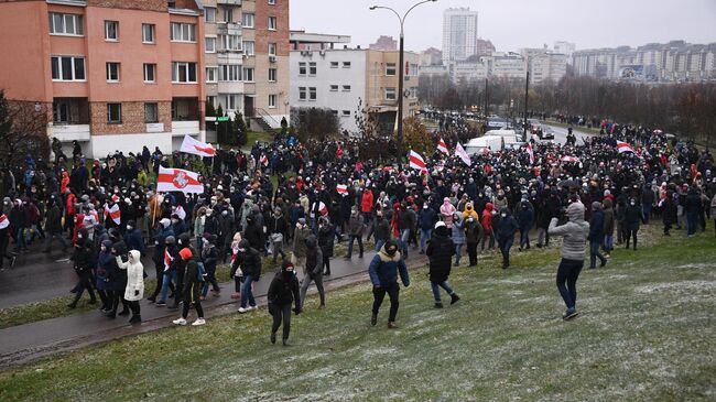 Акция протеста в Минске