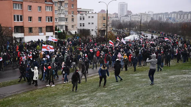 Акция протеста в Минске