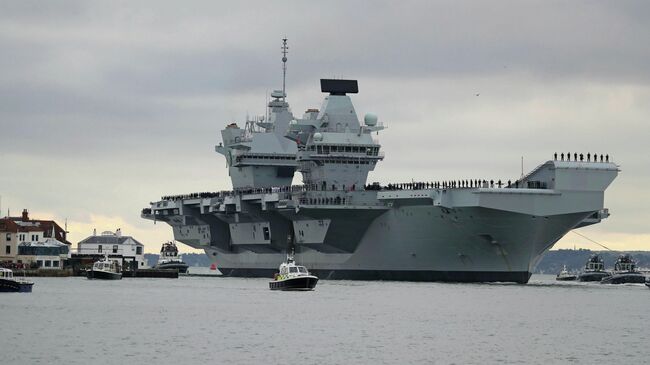 Новейший британский авианосец HMS Prince of Wales