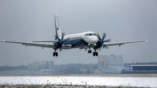 Первый полет нового российского пассажирского самолета Ил-114-300