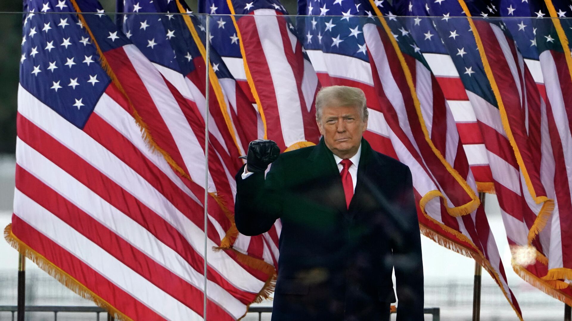 Президент Дональд Трамп выступает на митинге в Вашингтоне - РИА Новости, 1920, 20.02.2021