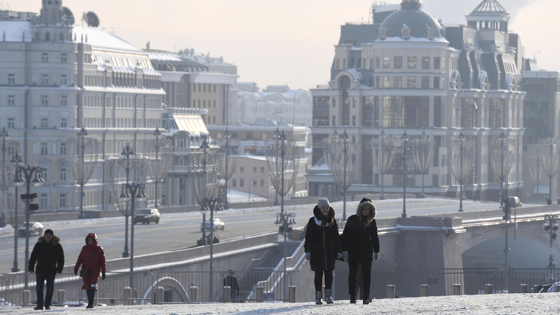 Зима в Москве - РИА Новости, 1920, 12.02.2021