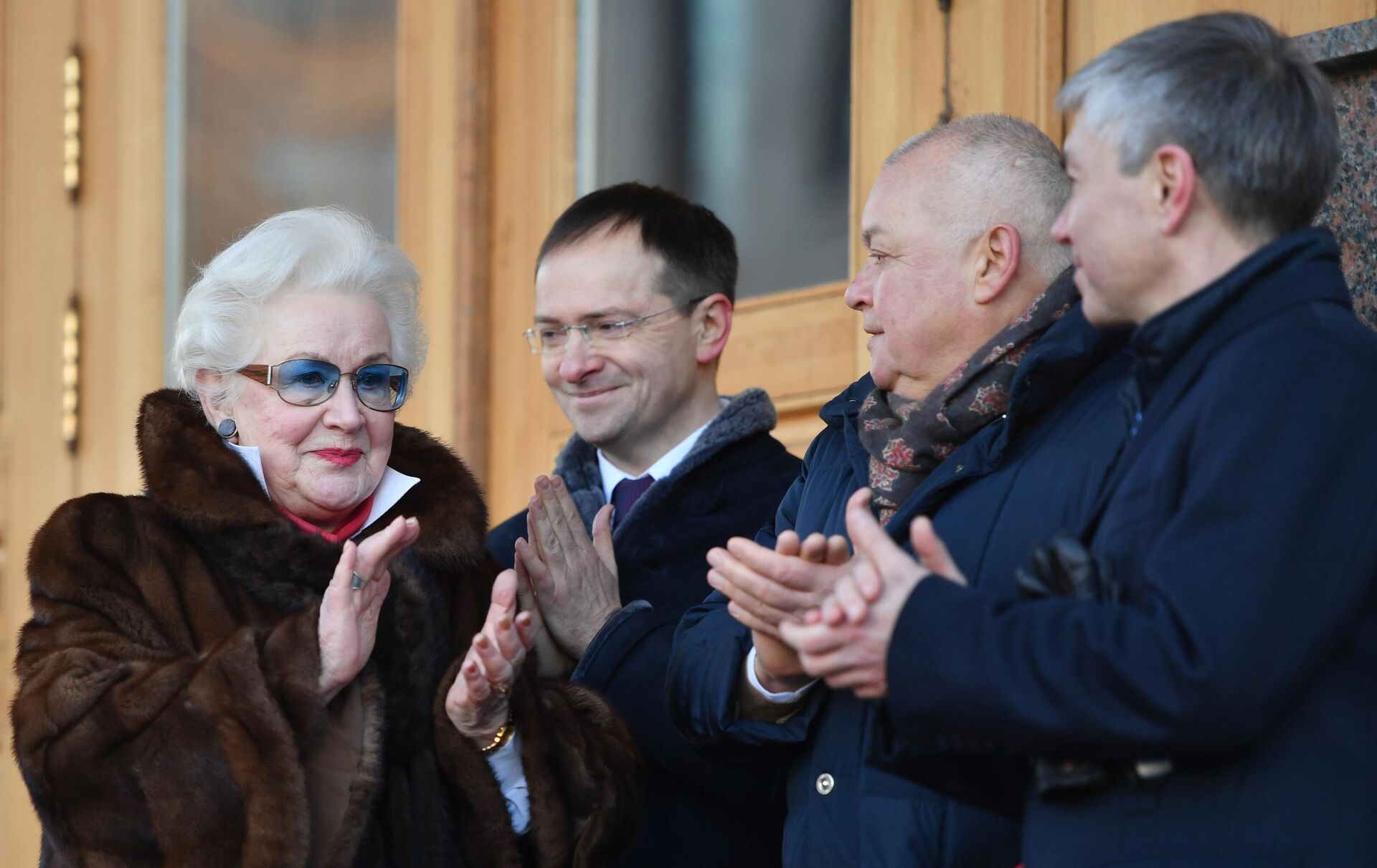 Открытие мемориальной доски Юрию Левитану в Москве - РИА Новости, 1920, 02.02.2021