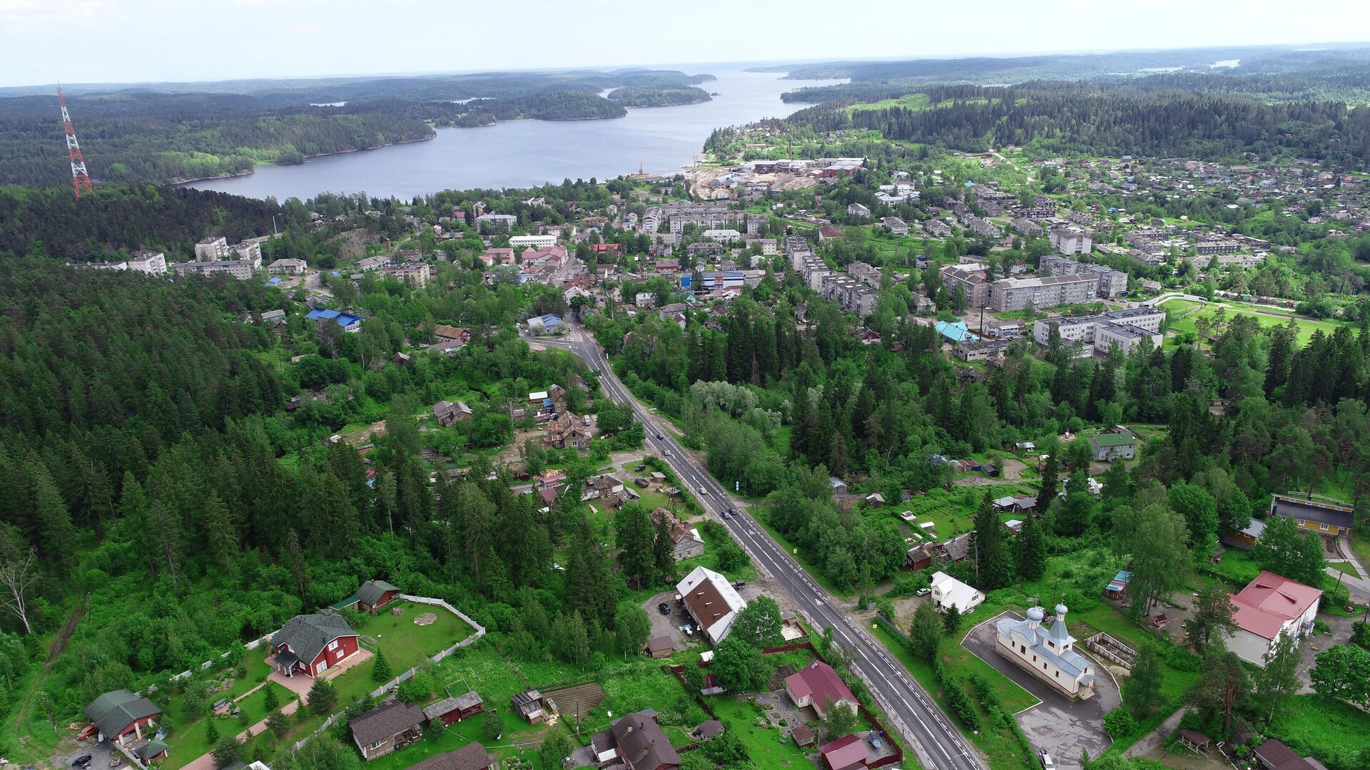 Окрестности города Лахденпохья в Карелии - РИА Новости, 1920, 11.11.2024