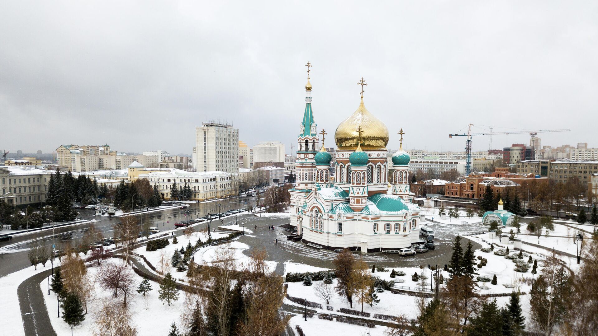 Успенский собор в Омске - РИА Новости, 1920, 11.09.2022