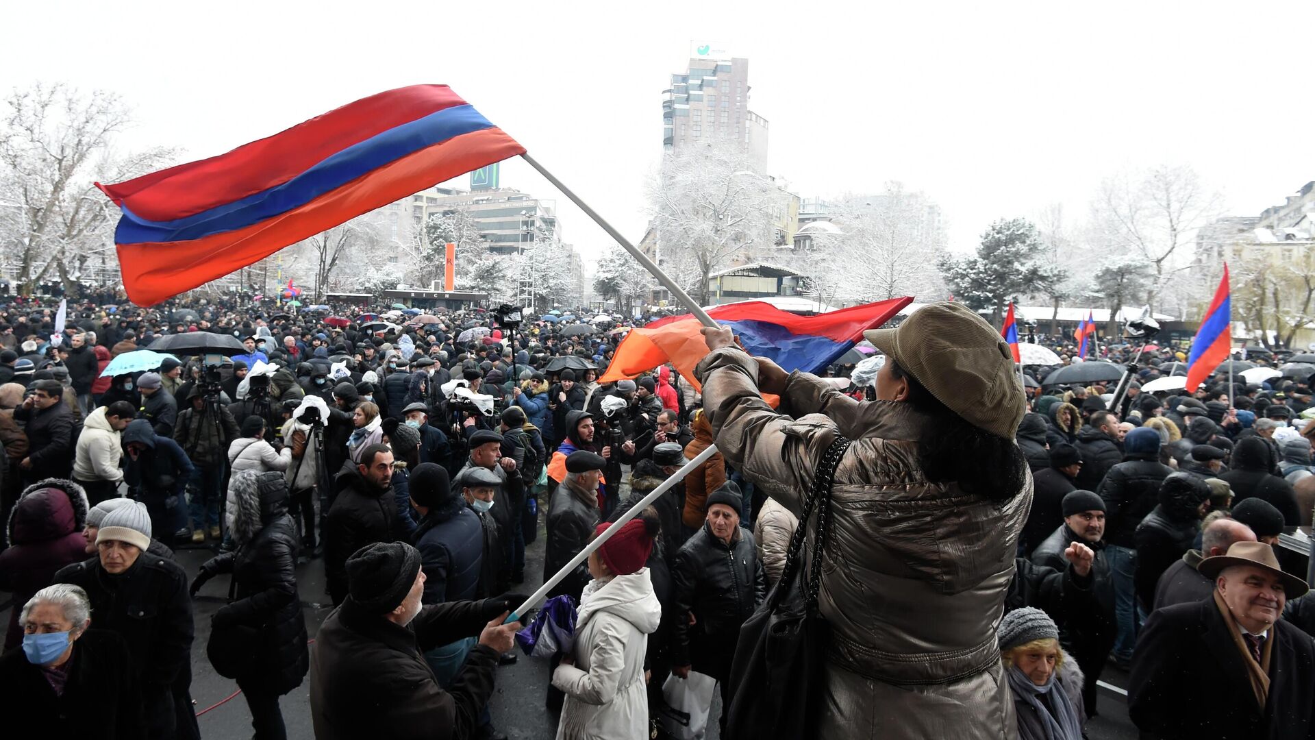 Акция протеста оппозиции в Ереване - РИА Новости, 1920, 25.02.2021