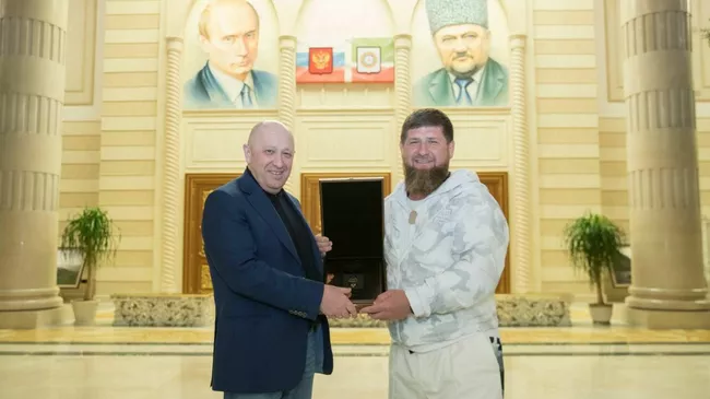 Евгений Пригожин и Рамзан Кадыров