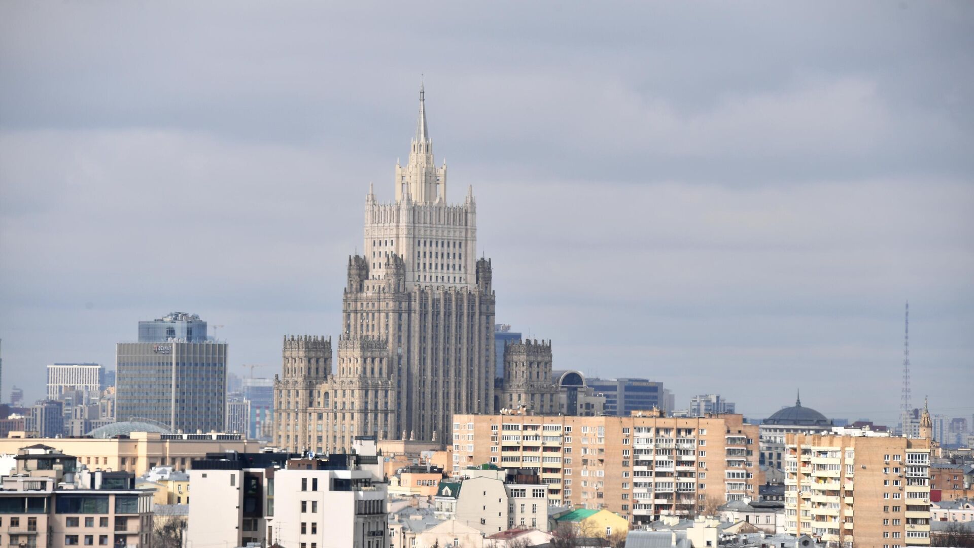 Здание Министерства иностранных дел РФ в Москве - РИА Новости, 1920, 16.04.2021