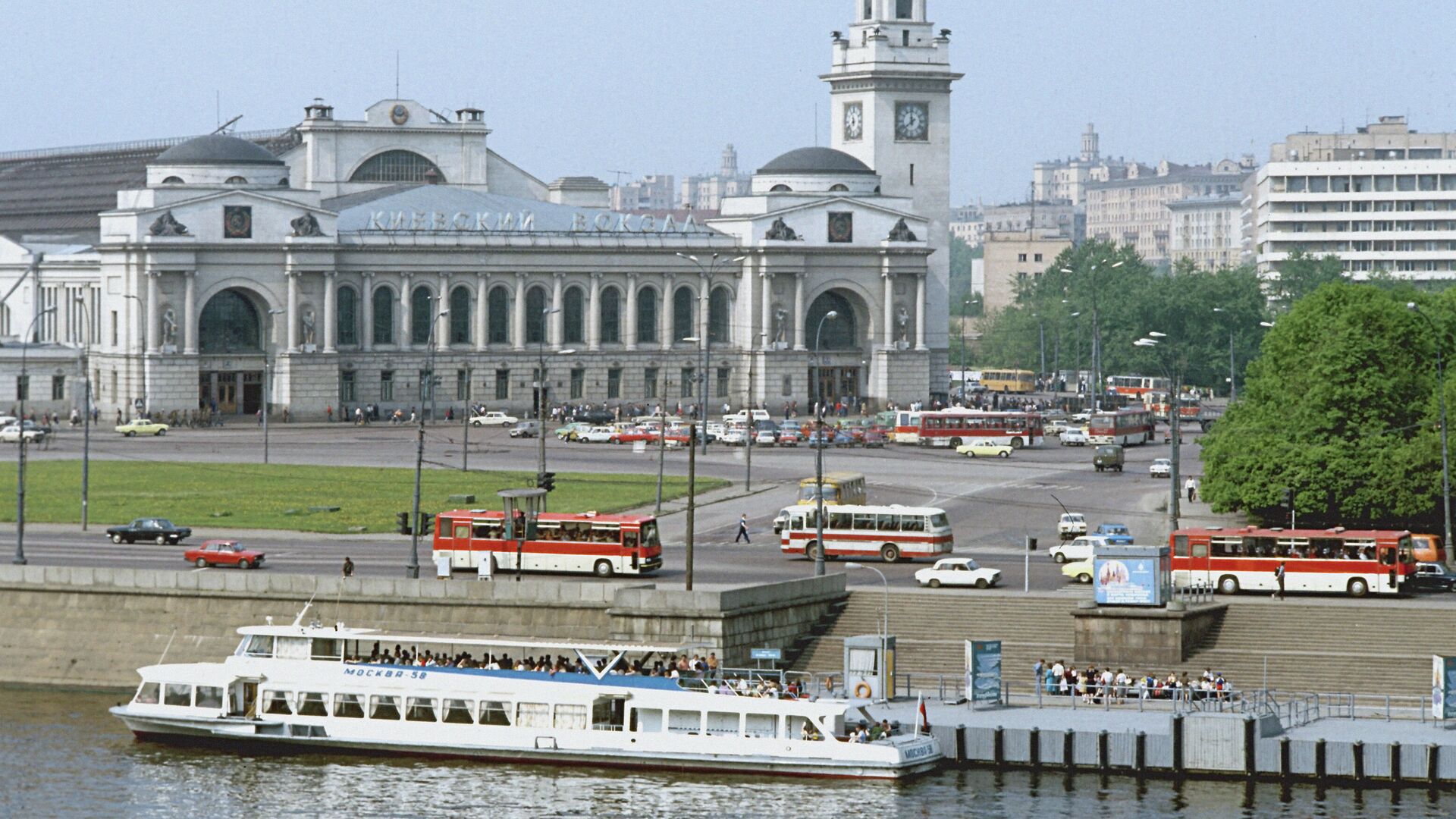 Причал Киевский вокзал в Москве - РИА Новости, 1920, 18.09.2023