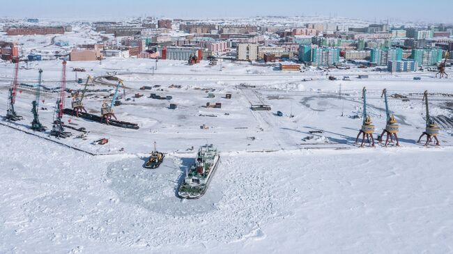 Морской порт в Дудинке