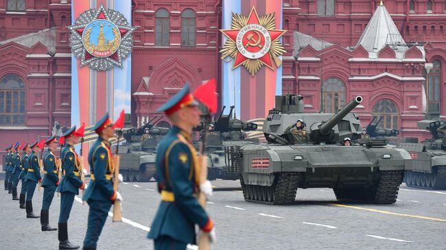 Парад Победы на Красной площади в Москве