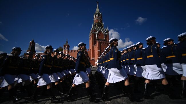 Генеральная репетиция парада Победы в Москве