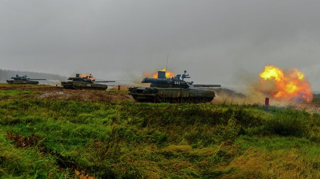 Учения танковой армии Западного военного округа