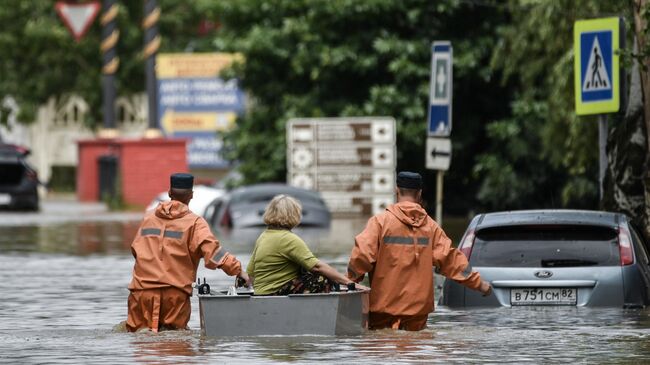 Последствия подтопления в Керчи из-за ливней