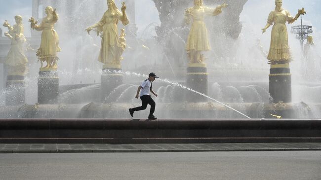 Тёплая погода в Москве 