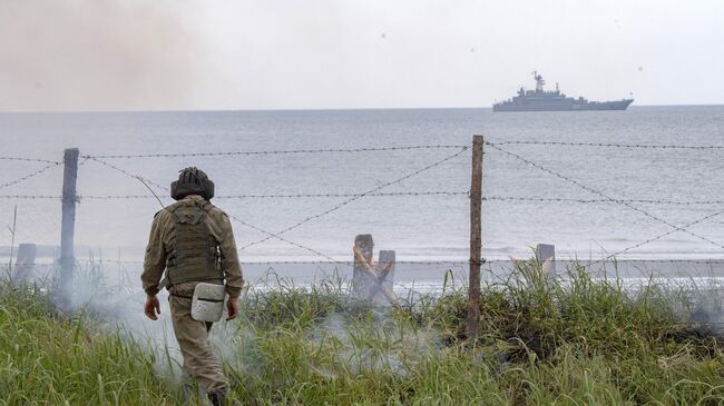 Военные учения на Сахалине